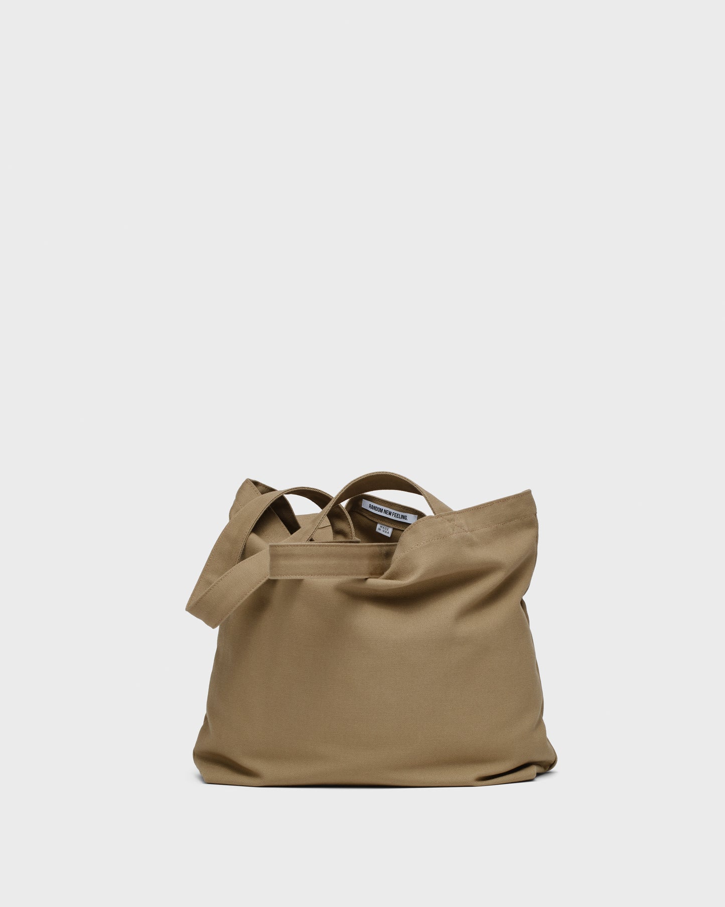 CANVAS TOTE, TAUPE