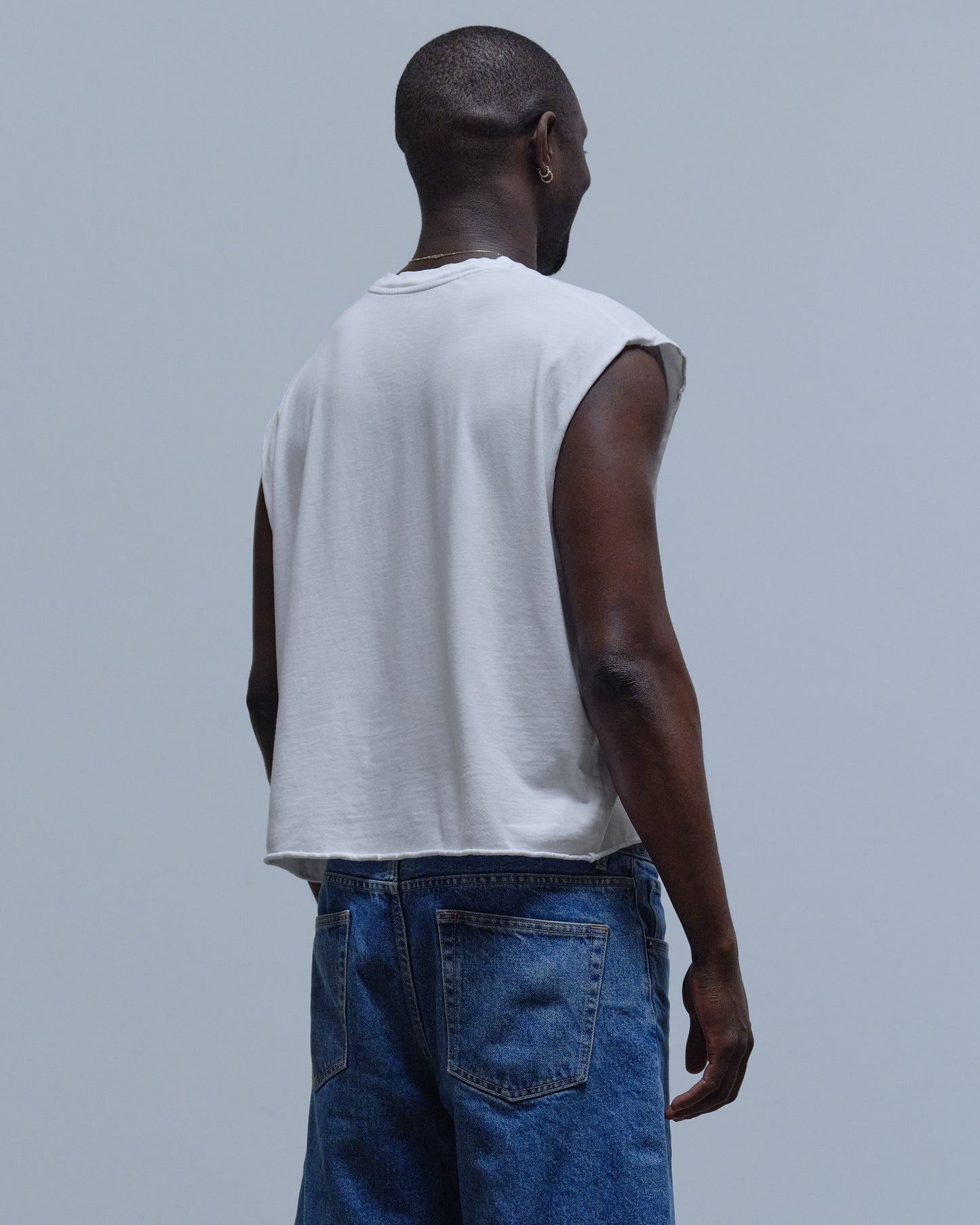 CROP CUT OFF - OLD WHITE