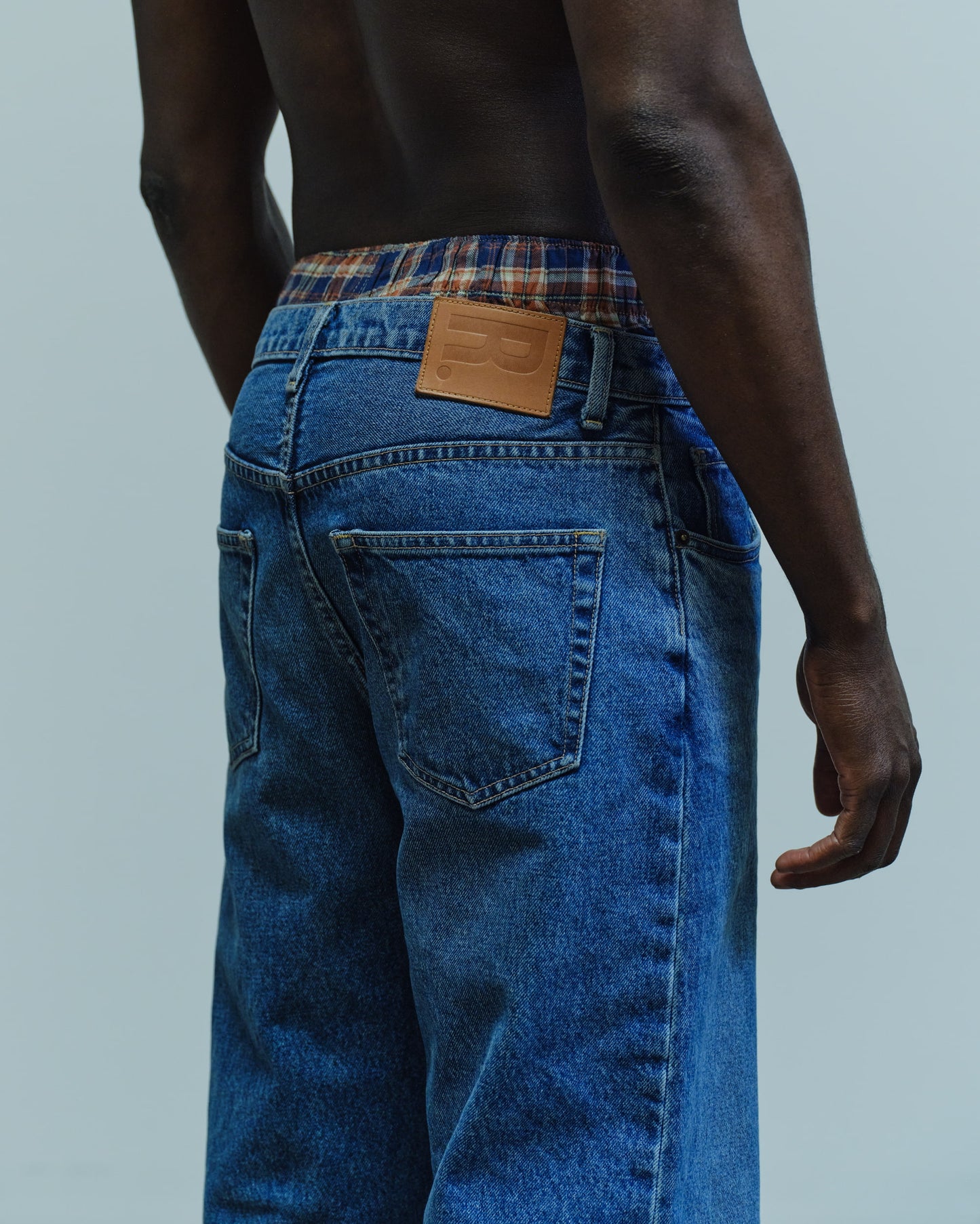RD202-R / RELAXED FIT DENIM JEANS, STONE WASH