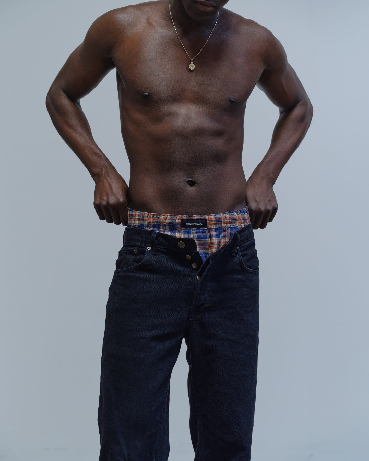 RD202-R / RELAXED FIT DENIM JEANS, WASHED BLACK