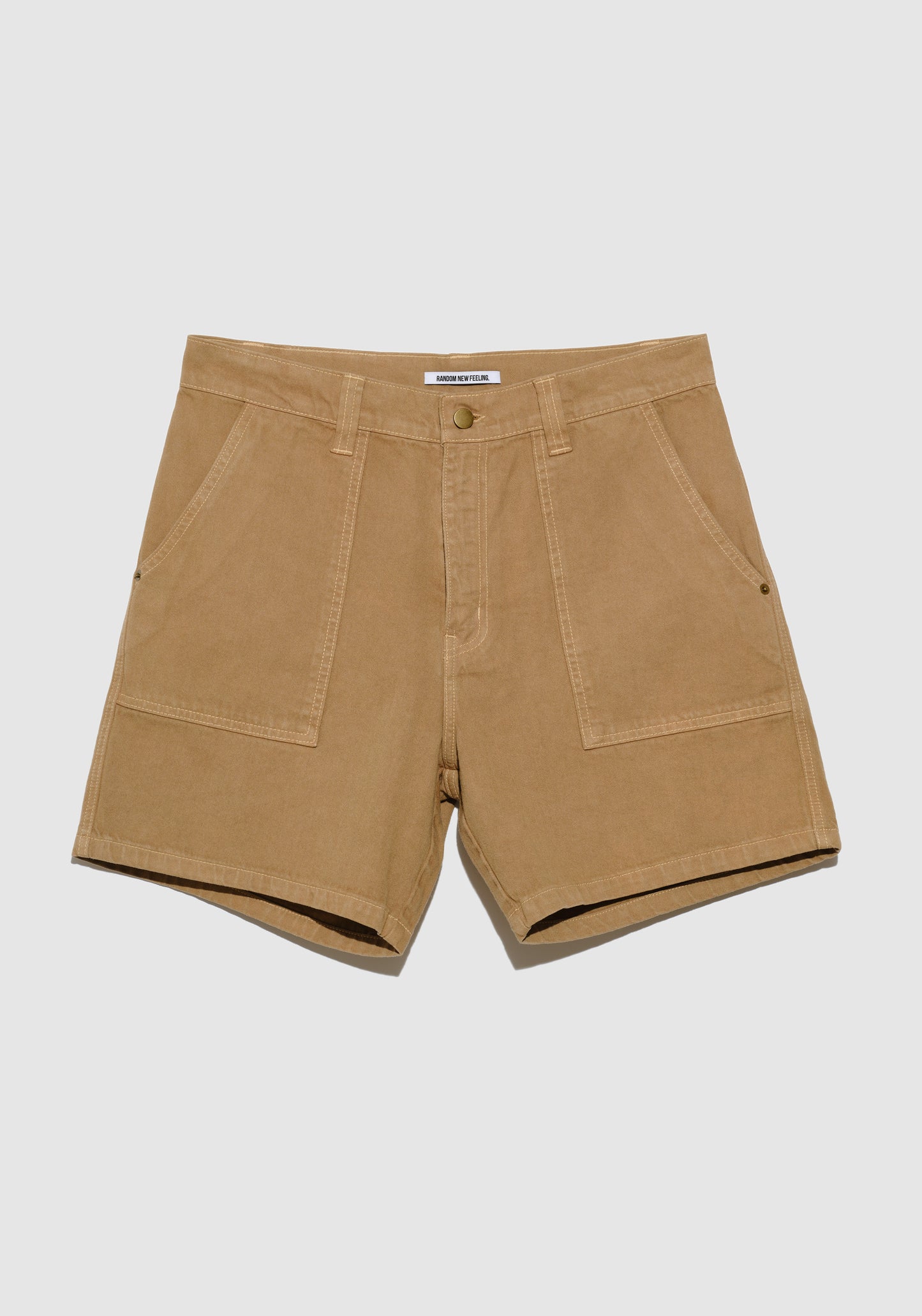 CANVAS WORKER SHORT, CAMEL