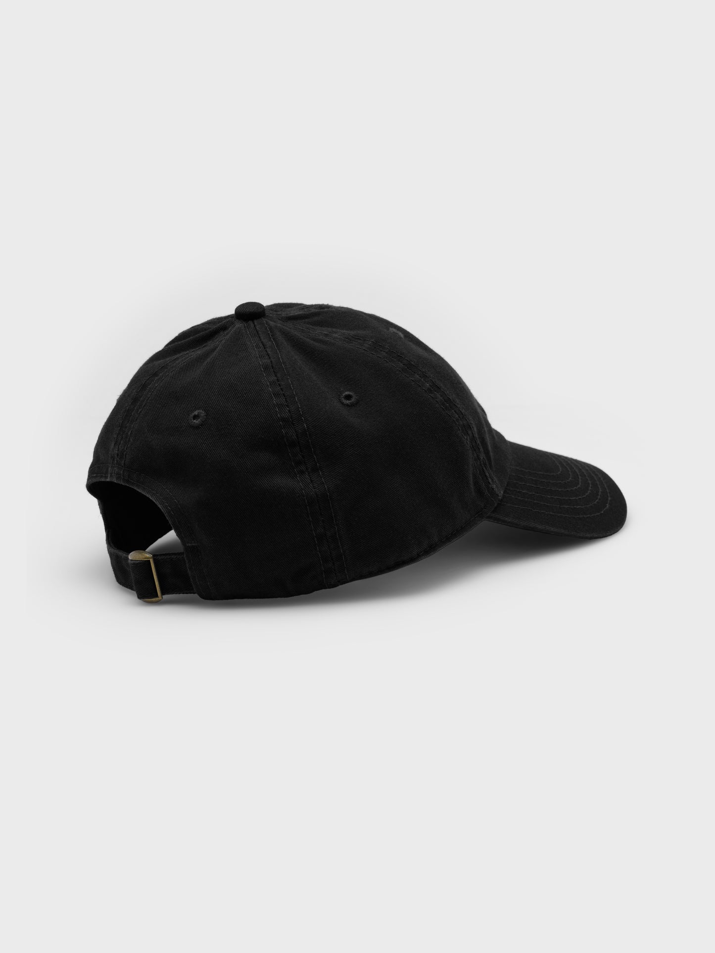 6 PANEL CAP - Black