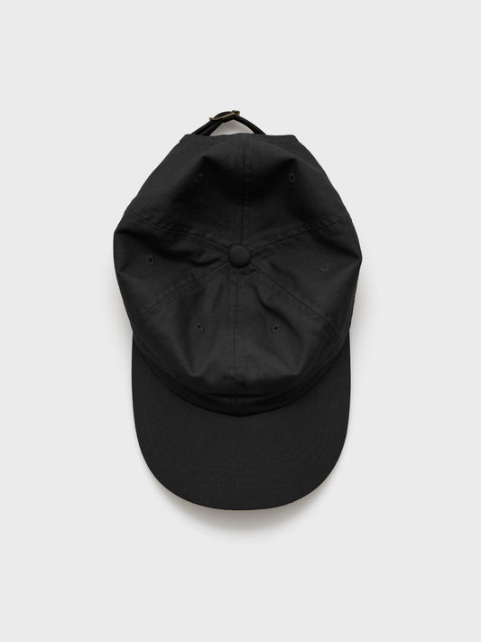 6 PANEL CAP - Black