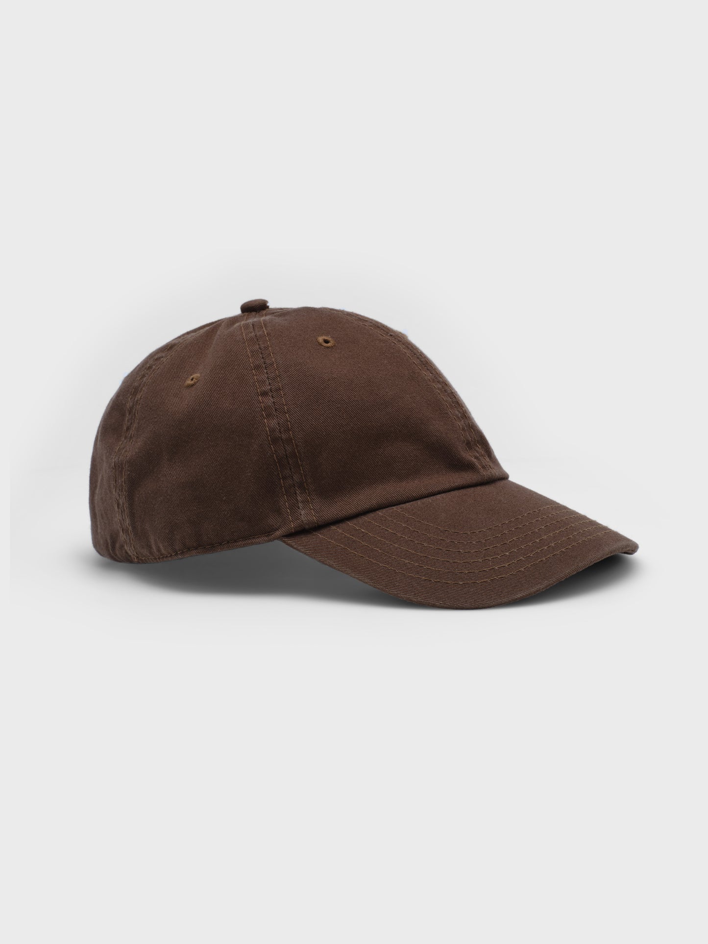 6 PANEL CAP - Brown