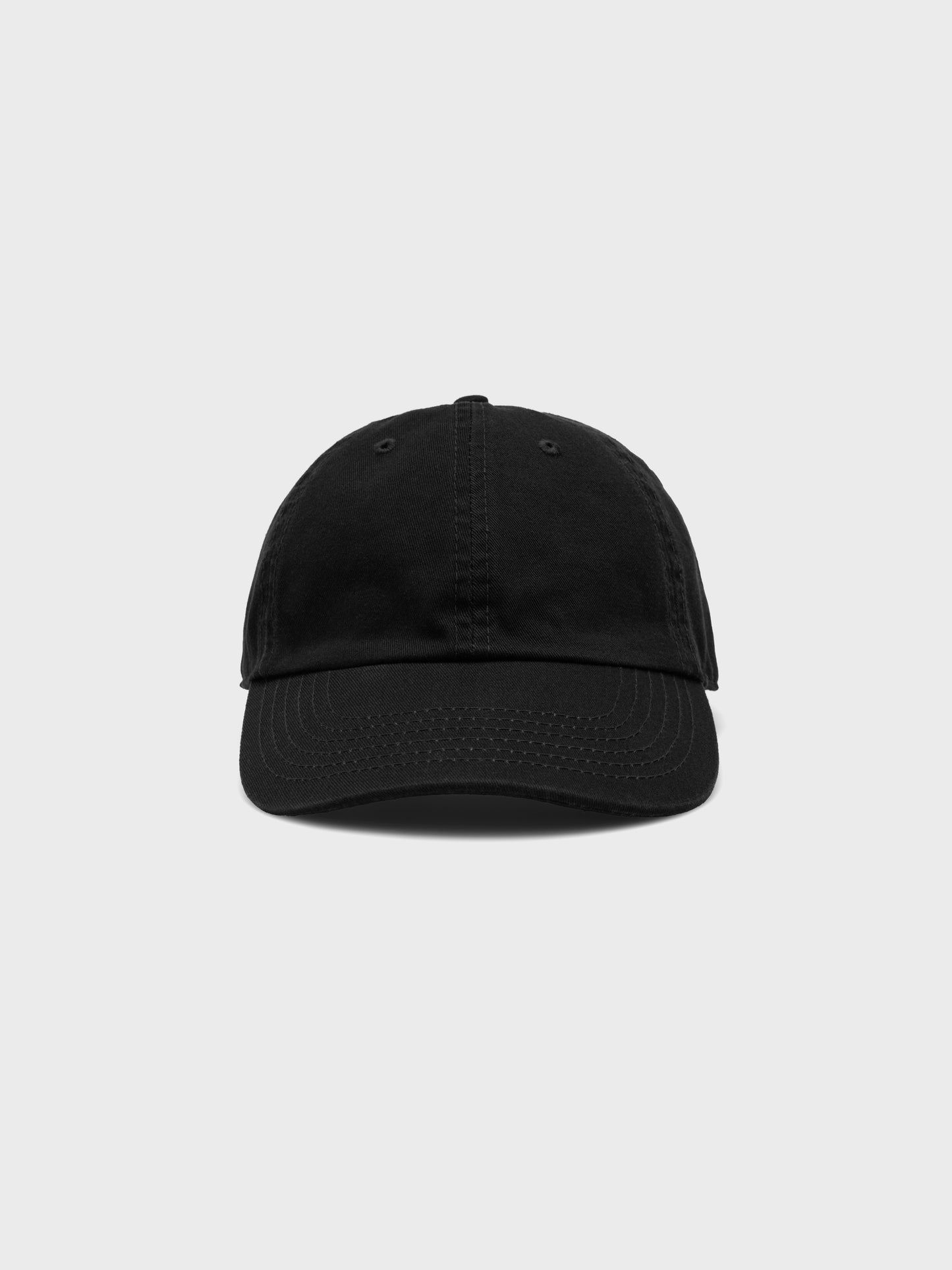 6 PANEL CAP - Black