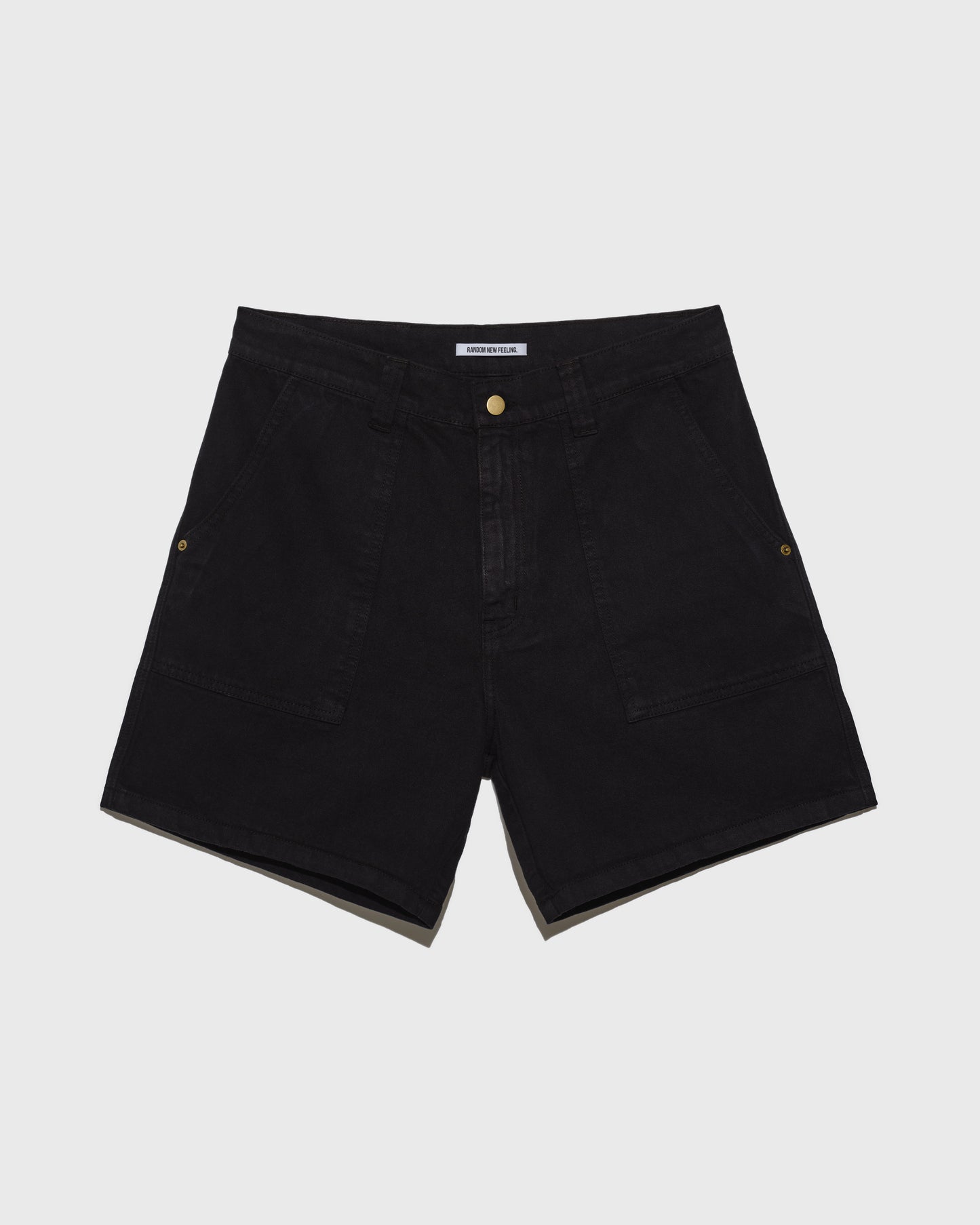 CANVAS WORKER SHORT- Jet Black