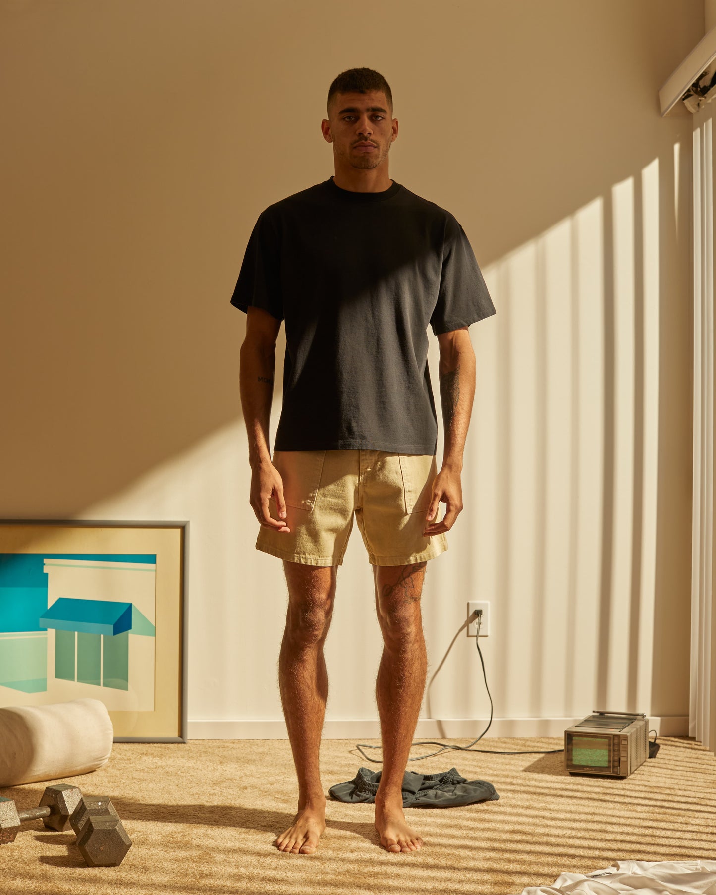 CANVAS WORKER SHORT