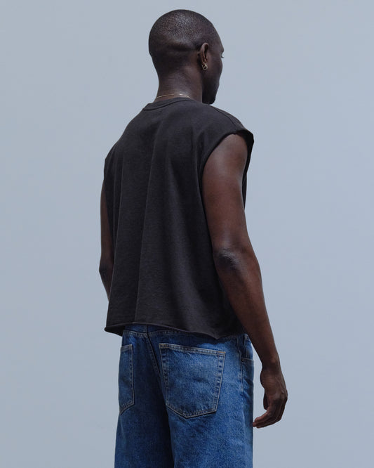 CROP CUT OFF - OLD BLACK