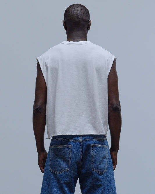 CROP CUT OFF - OLD WHITE