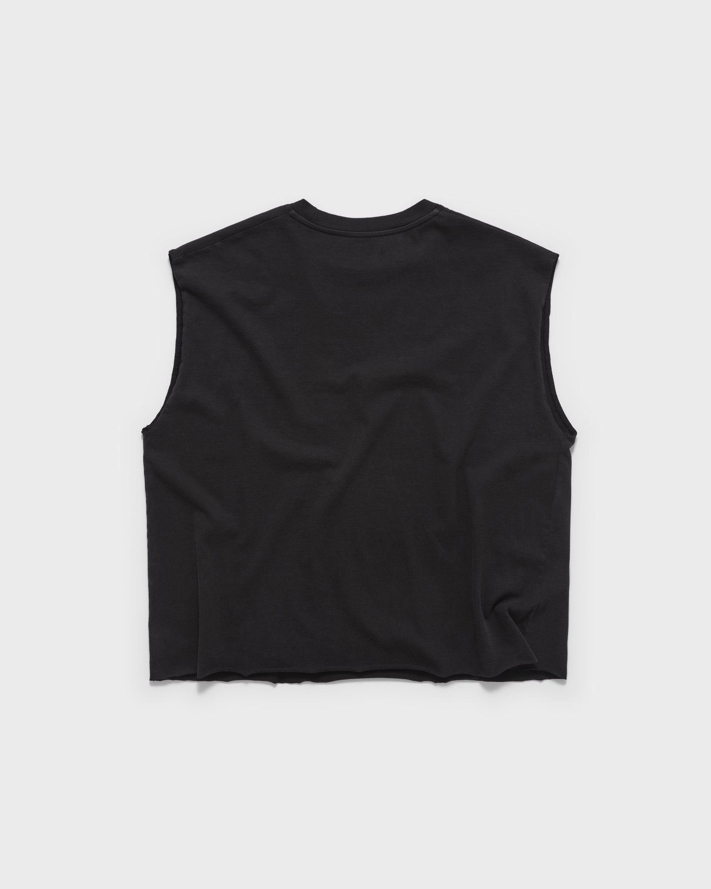CROP CUT OFF - Wash Black