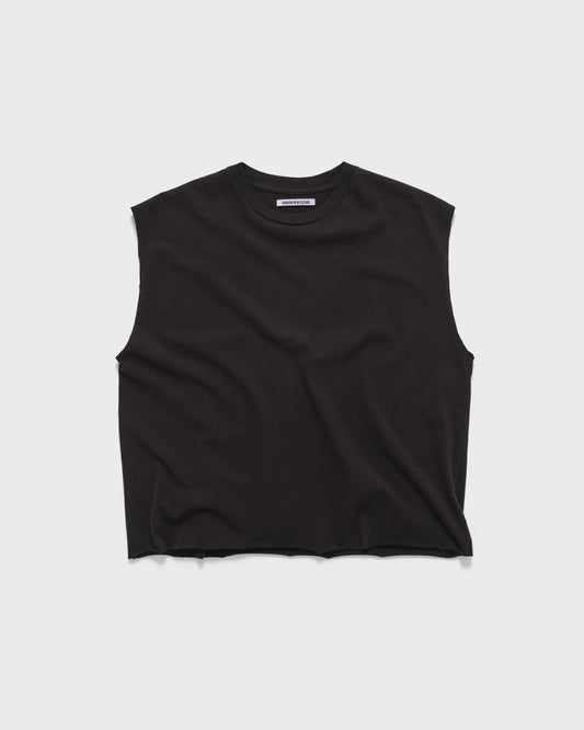 CROP CUT OFF - Wash Black