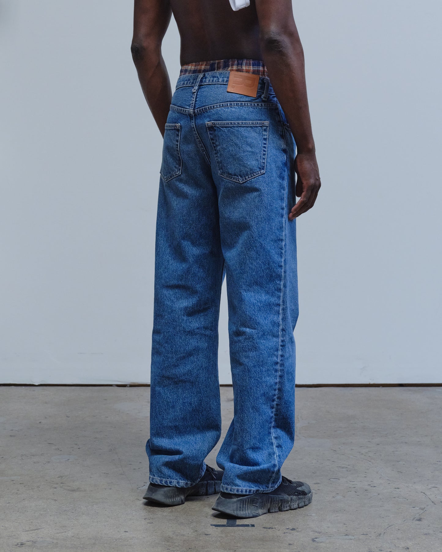 RD202-R / RELAXED FIT DENIM JEANS, STONE WASH