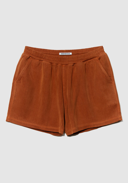 Upcycled shorts, eco-sustainable fashion, sustainable materials, made in LA, mens trunks, mens shorts, rayon shorts, androgynous fashion, rayon trunk, random new feeling trunks
